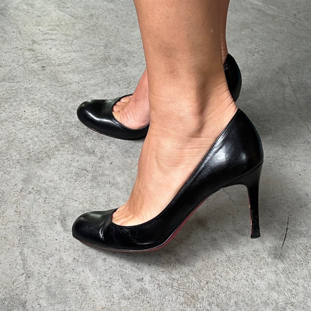 Christian Louboutin simple pump 85 kid in black - Picture 7 of 10